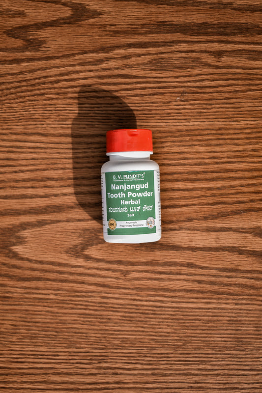 Nanjangud Tooth Powder 75g saltish, wide angle